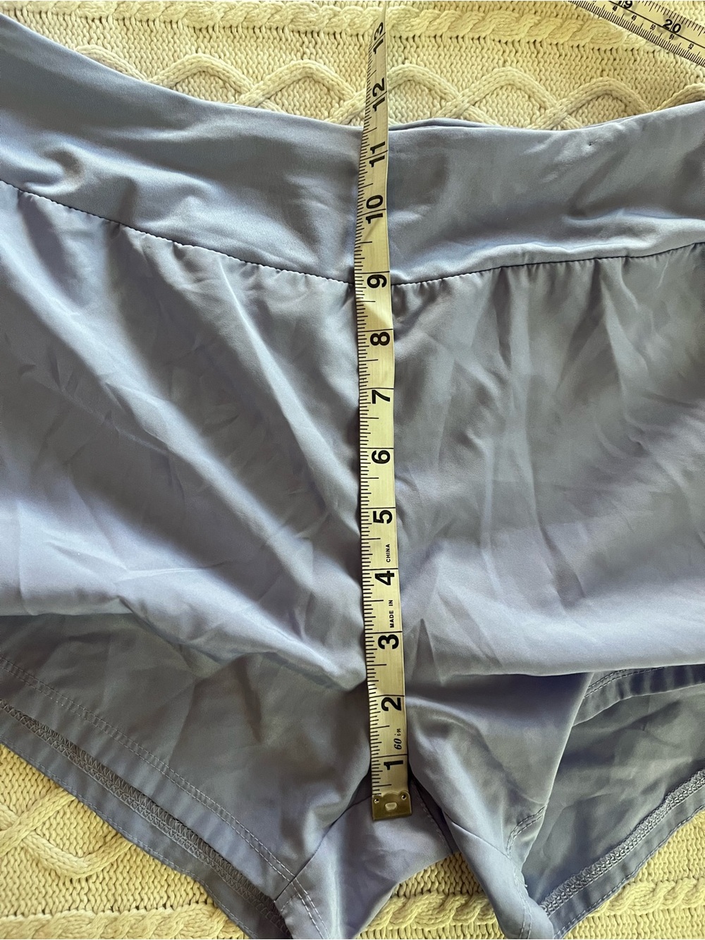 Nike Dri-Fit Lilac Drawstring Waist Athletic Shorts Lined Women’s Size XL - Picture 8 of 11
